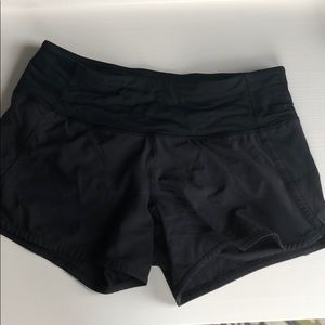 LuluLemon Black Speed Up Shorts